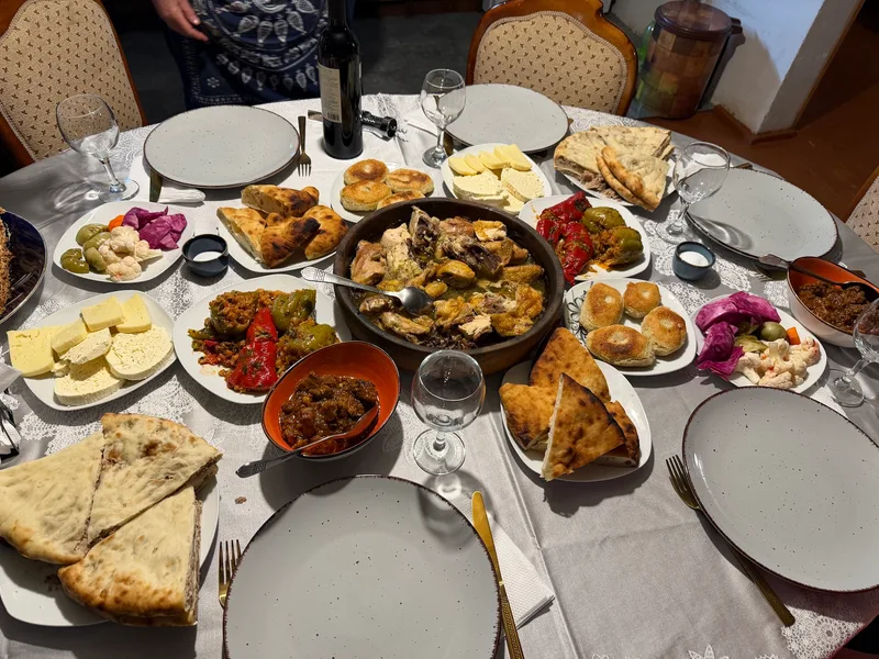 Traditional Georgian dinner