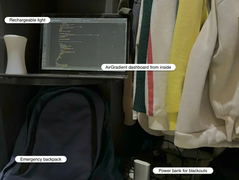 Anastasia’s wardrobe situation while she was at the meeting