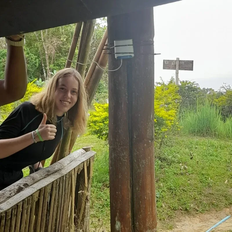 installing the first sensor